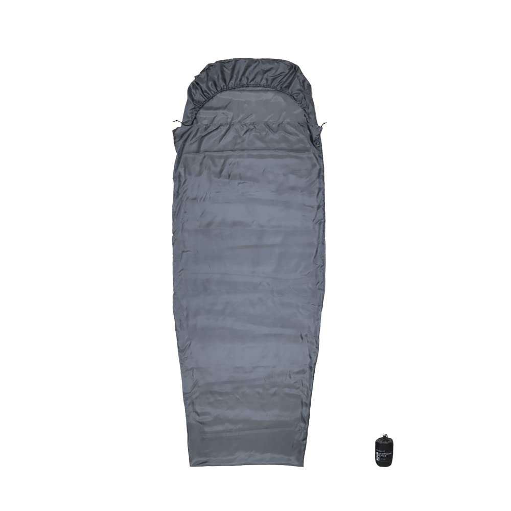 BROWINT Silk Sleeping Bag Liner wide 87x43 for hotel comfort and cooling