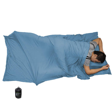 BROWINT travel sheets rectangular with pillow pocket offer hotel comfort and leg space