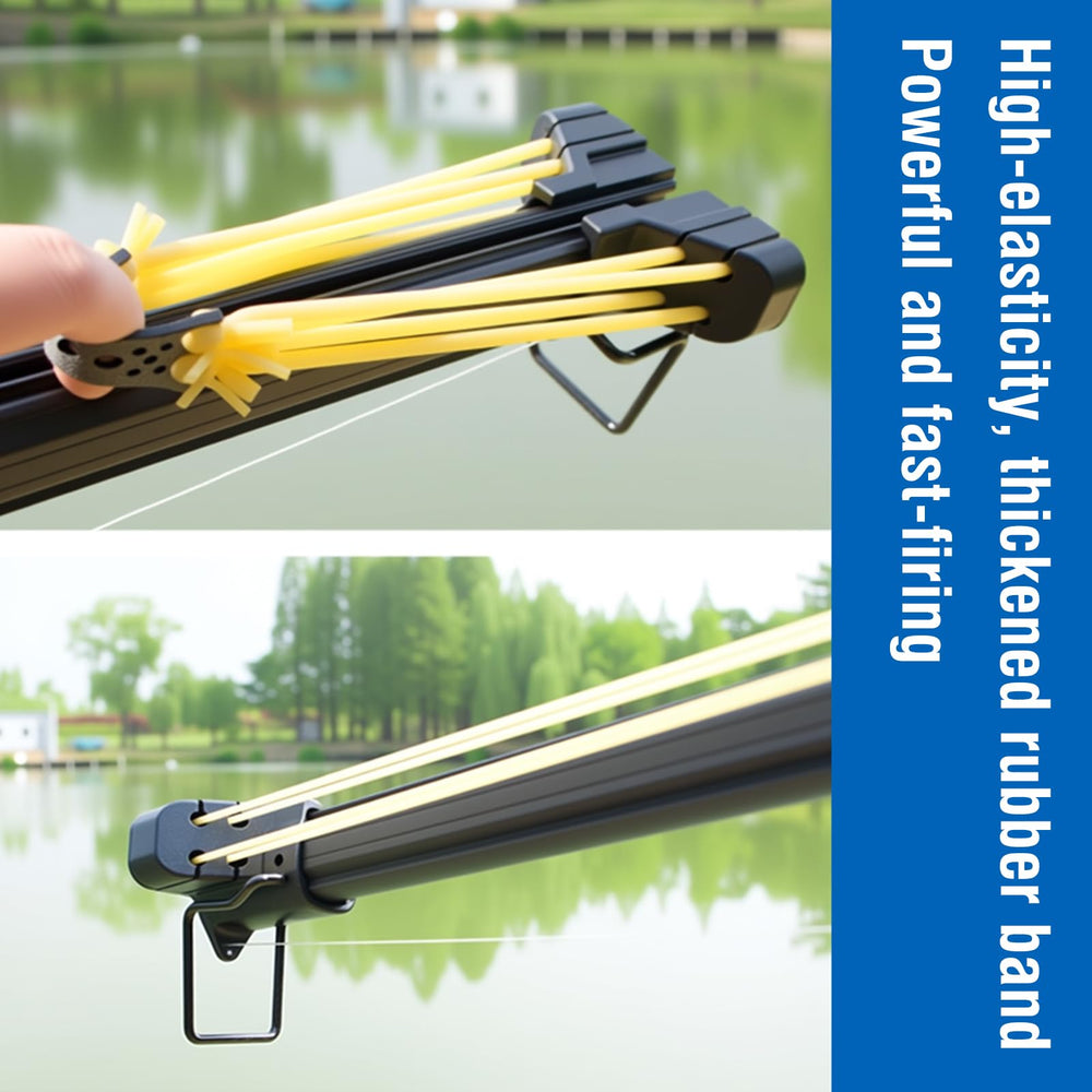 BrownDate slingshot with fish darts for practical practice