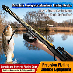 BrownDate slingshot reel system in action for smooth line control