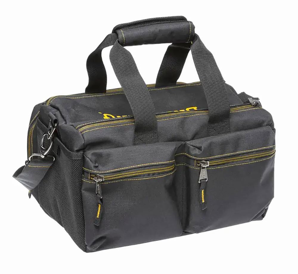 Browning bag side view demonstrates detachable strap for versatile travel and storage.