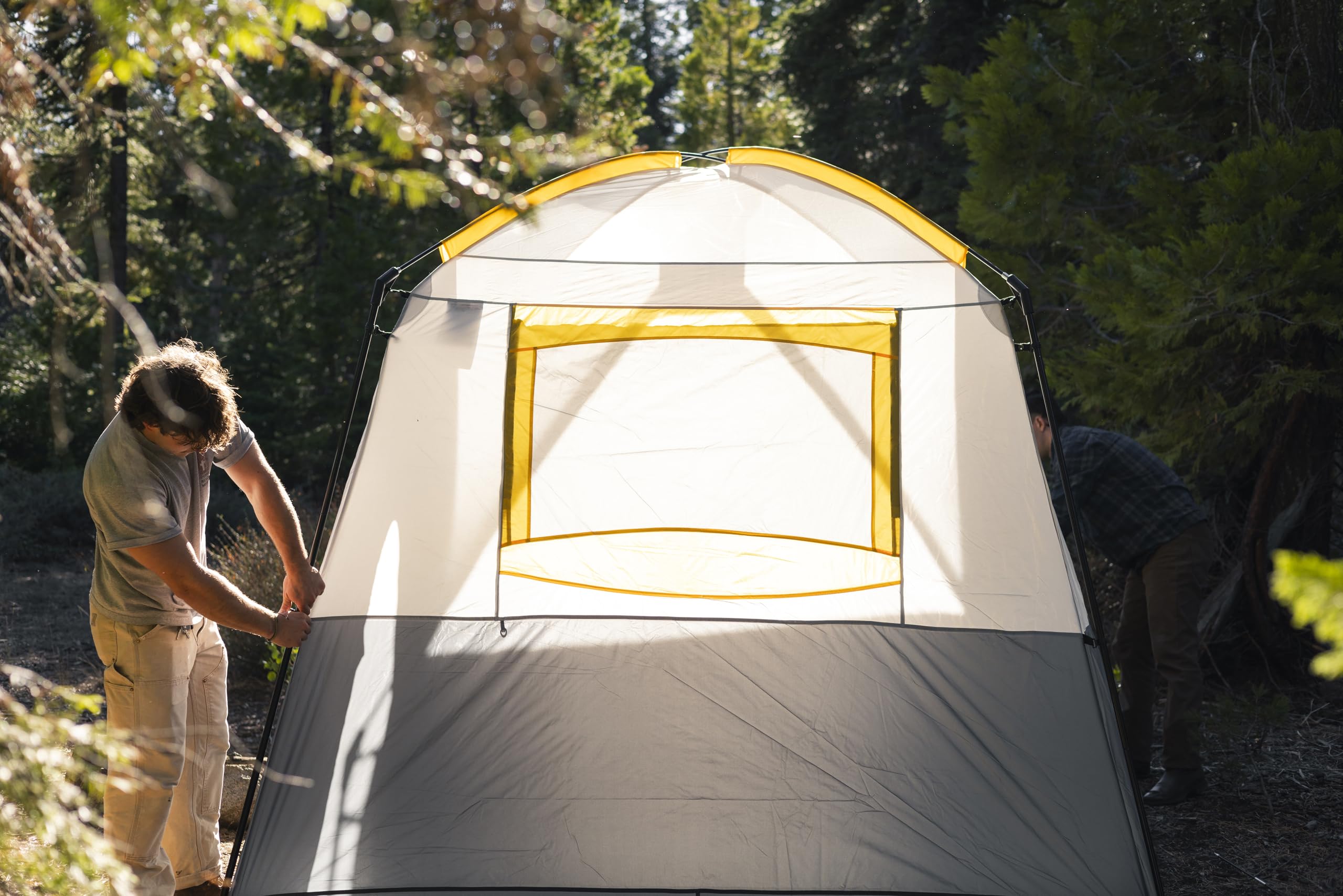 Browning Big Horn 5 tent cot-space and straight walls