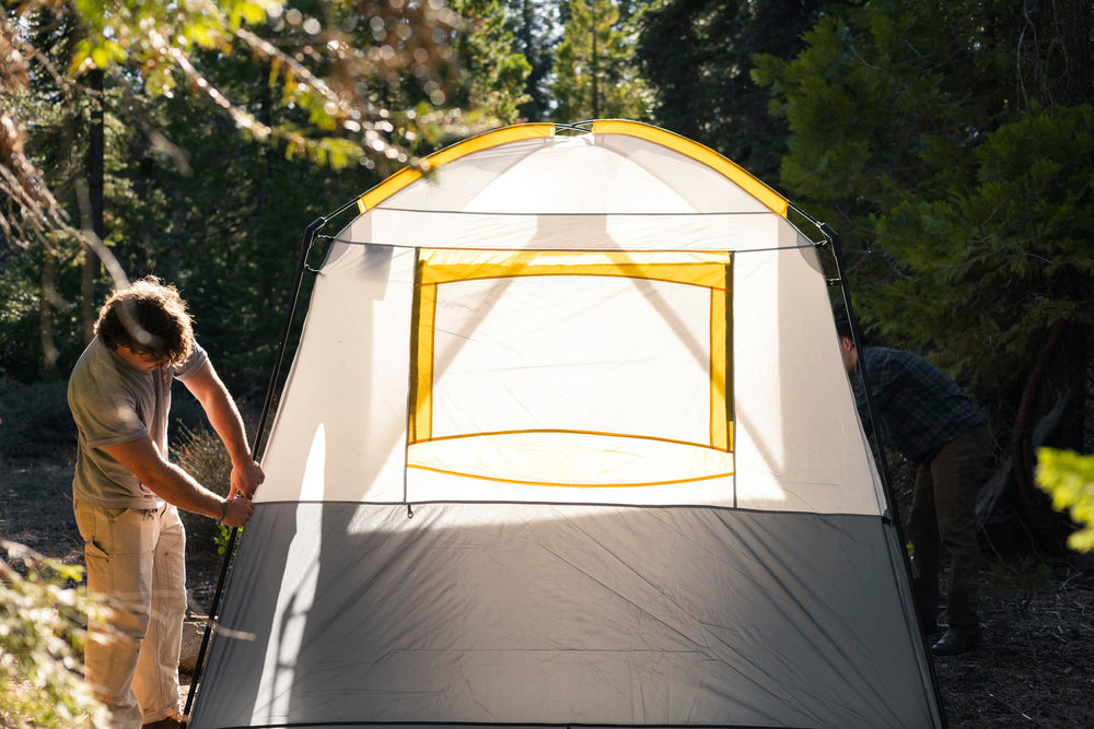 Browning Big Horn 5 tent cot-space and straight walls