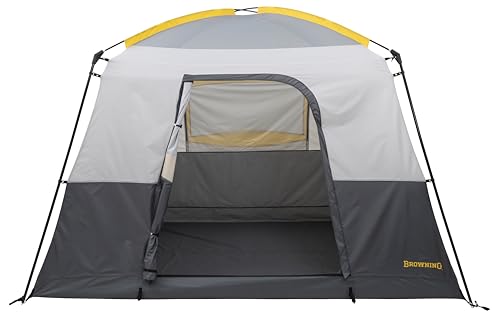 Browning Big Horn 5 tent weatherproof fly sealing the top while venting through windows