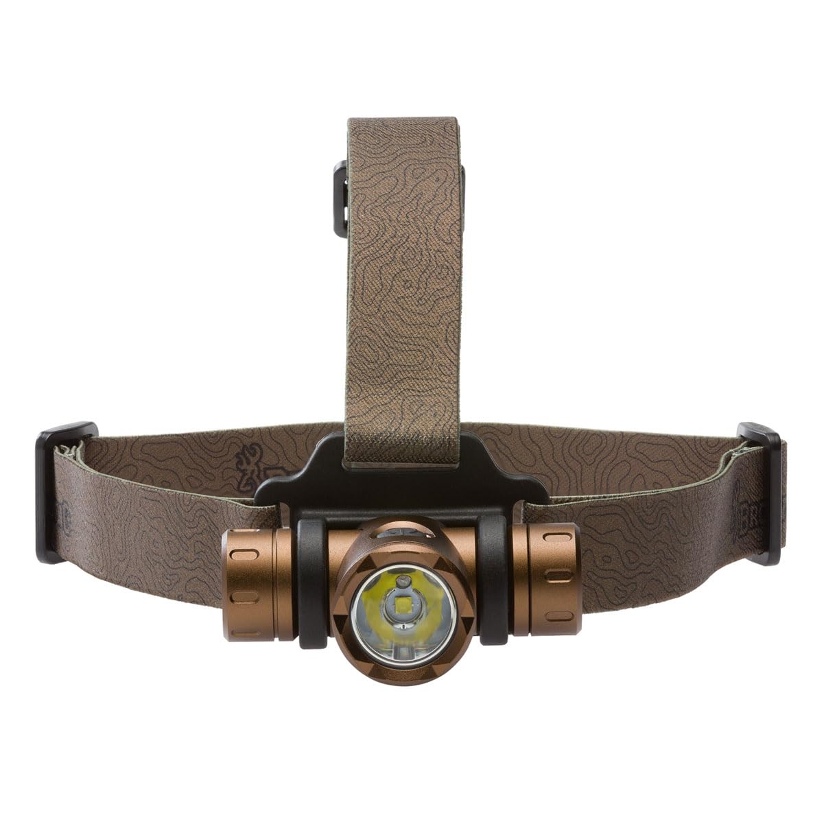 Browning Blackout Elite highlights silent hinge for quiet light aiming.