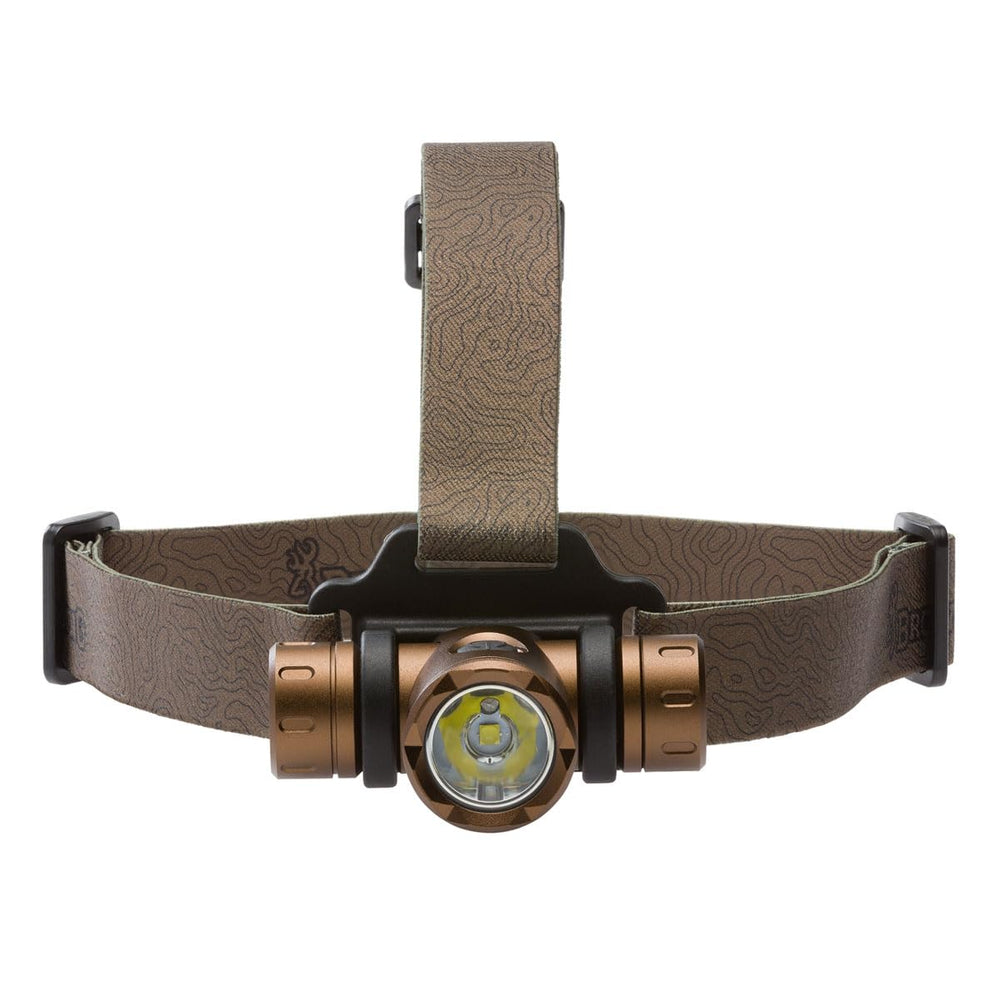Browning Blackout Elite highlights silent hinge for quiet light aiming.