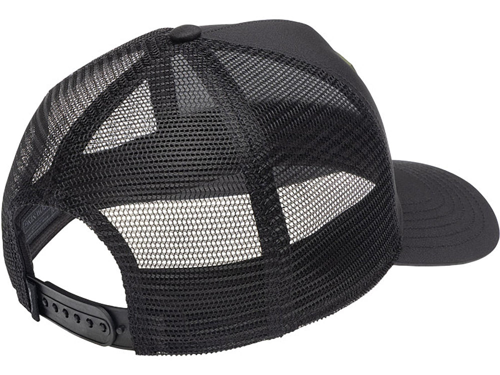 Browning Newton cap in black, side view, mid-profile design for sun protection and comfort.