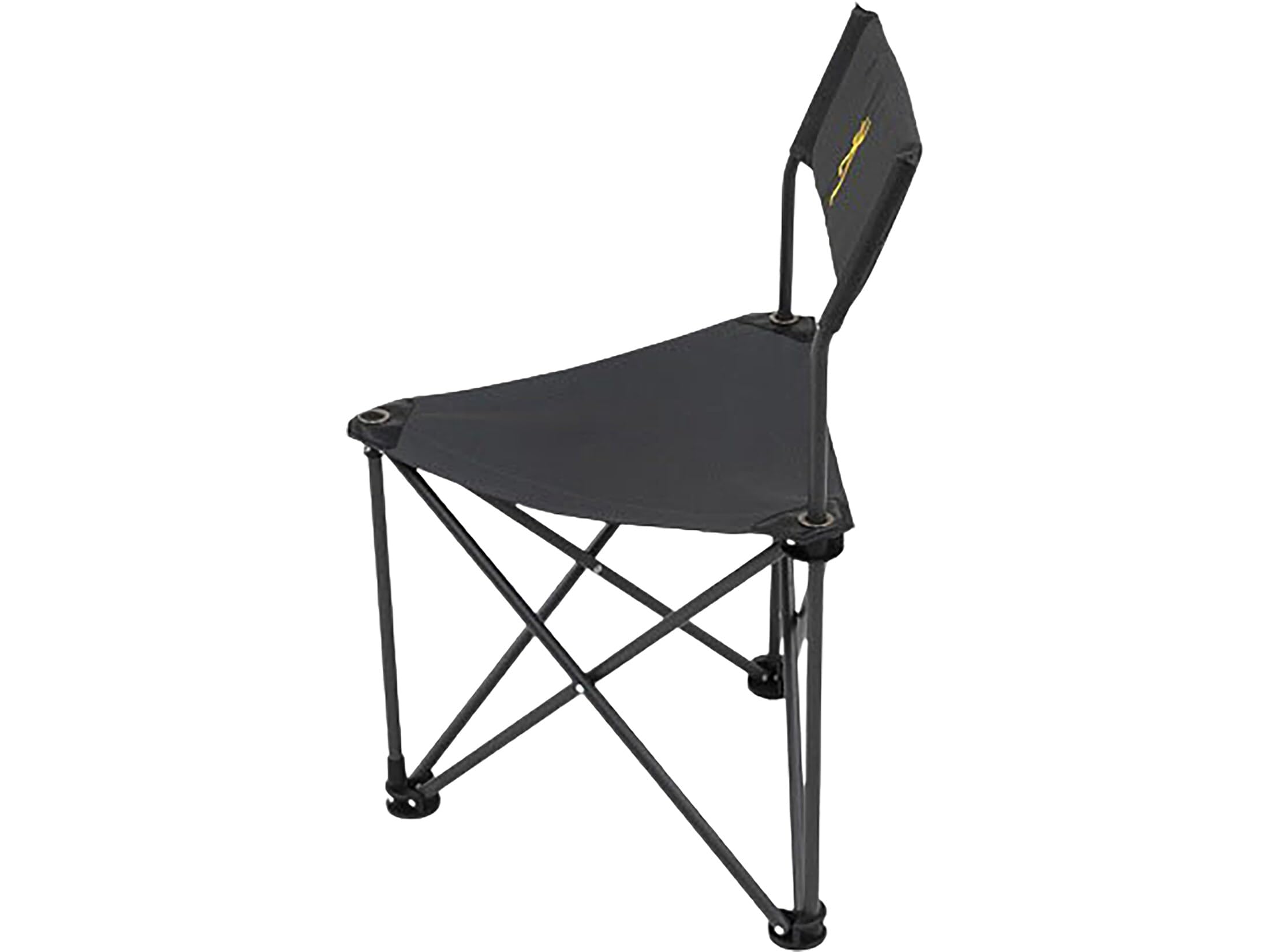 Browning Dakota chair angled backrest supports long sits around camp.