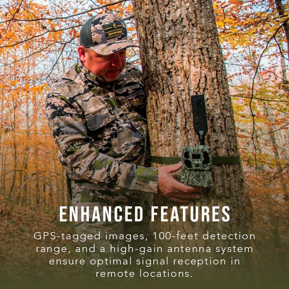 Browning Defender Pro Scout Max GPS-tagged images for precise location tracking.