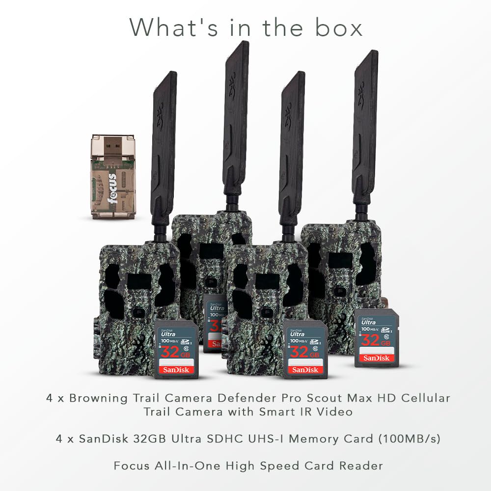 Browning Defender Pro Scout Max HD battery life for extended field use.