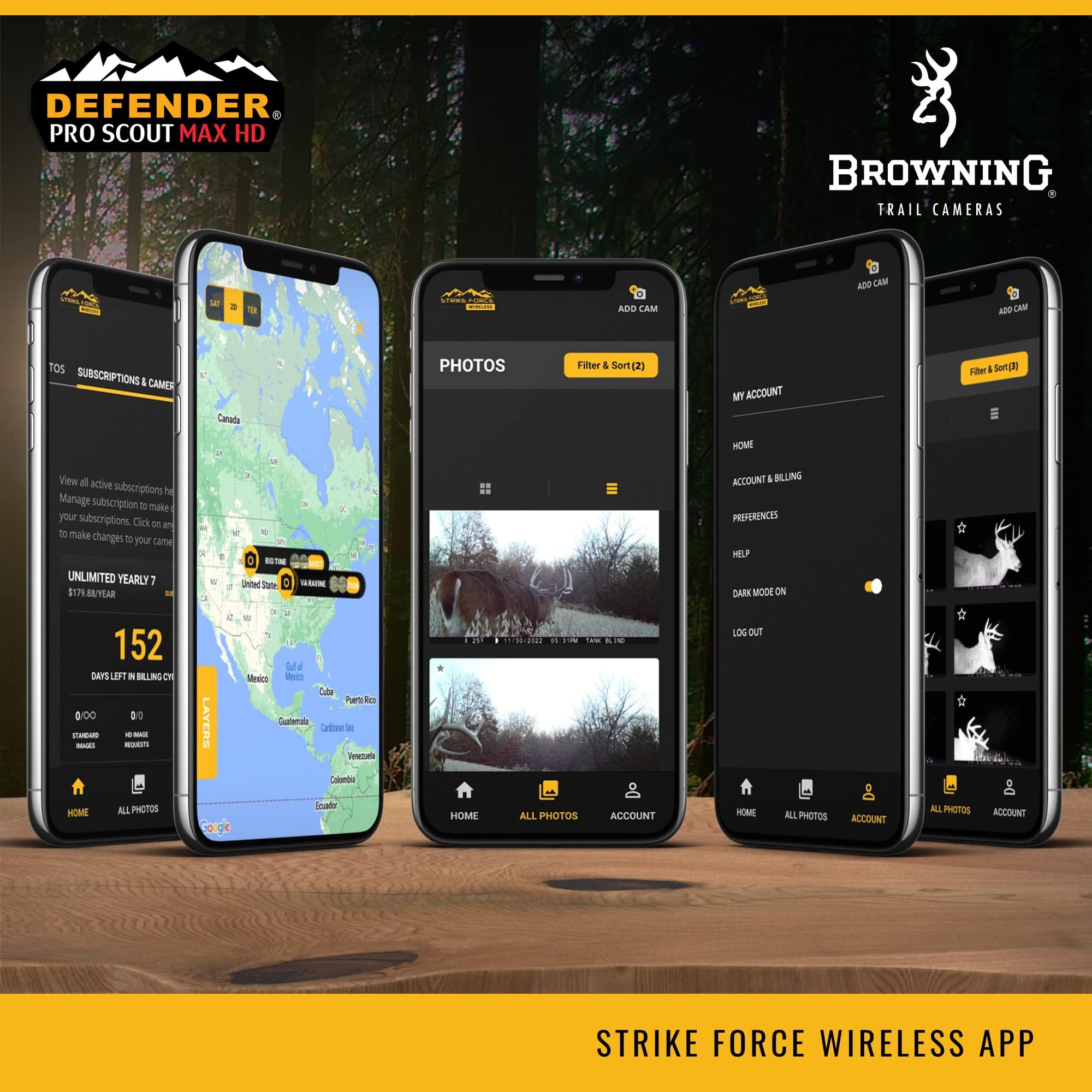 Browning Defender Pro Scout Max HD SD card slot supports up to 512GB