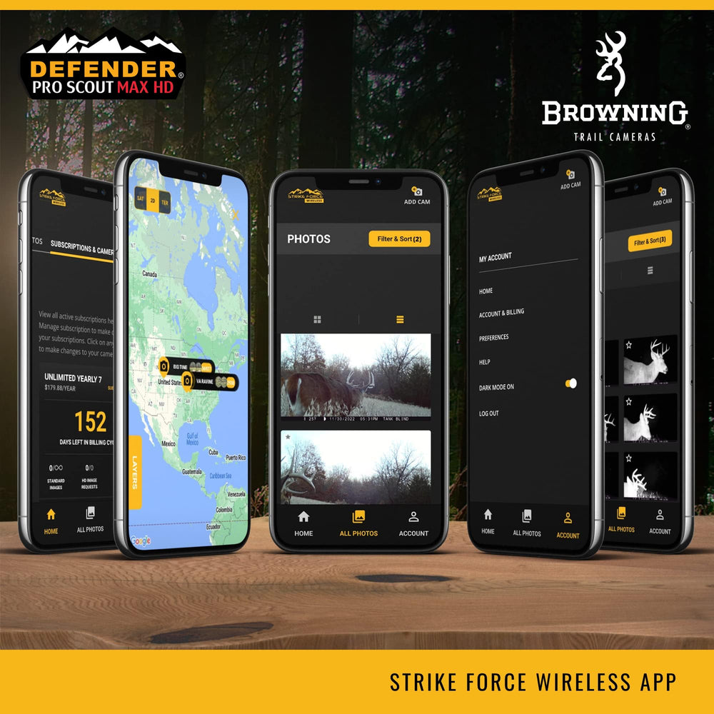 Browning Defender Pro Scout Max HD SD card slot supports up to 512GB