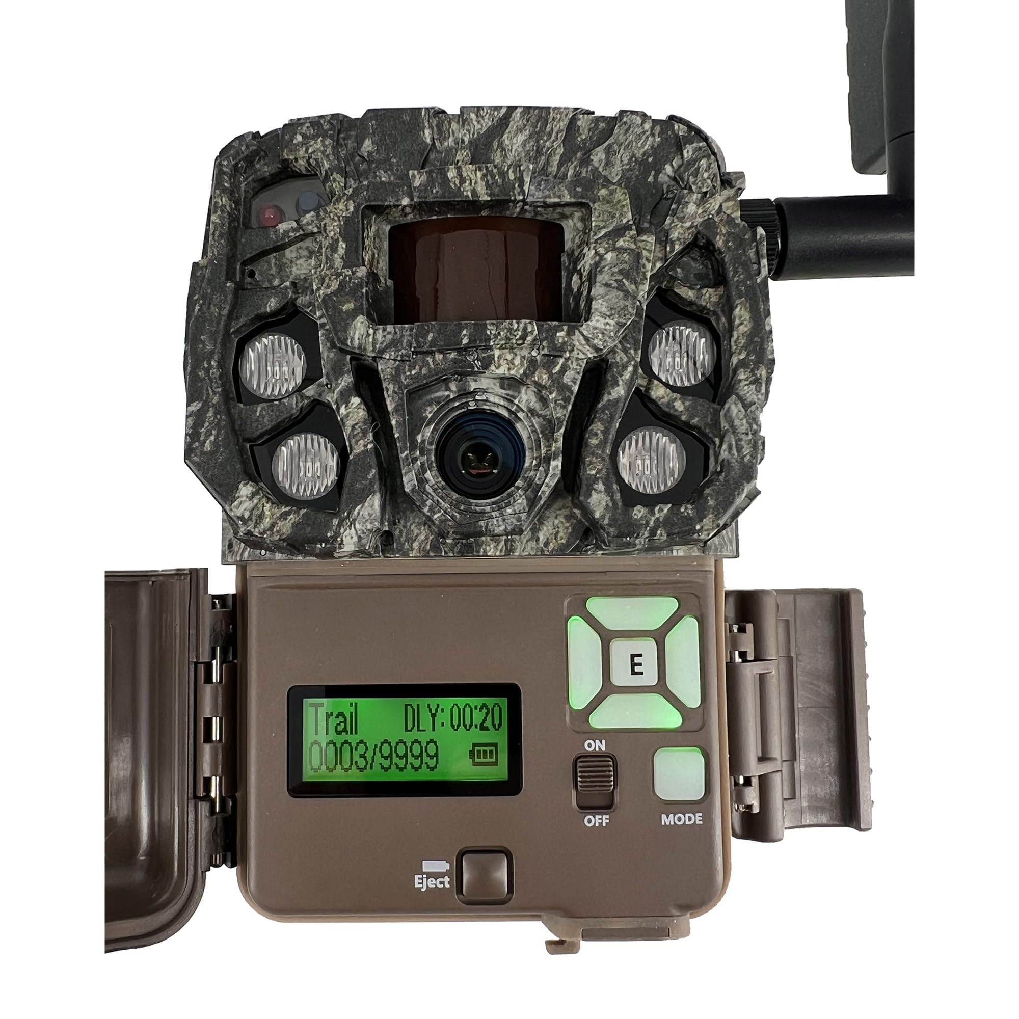 Browning Defender Vision Pro AI camera side view demonstrates compact field ready design