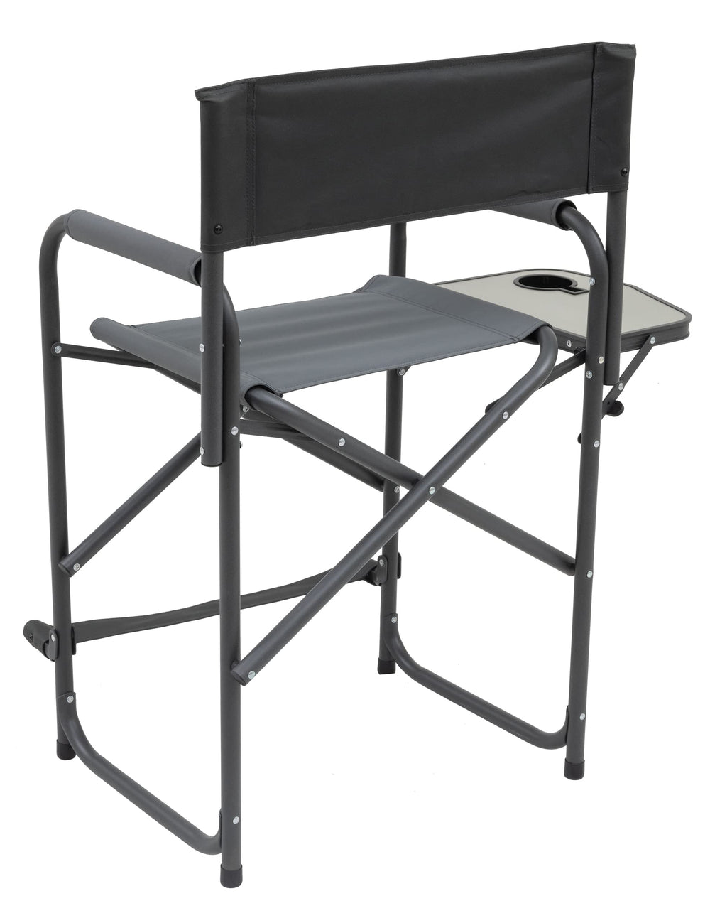 Browning Directors Chair flip-down footrest adds comfort for long sessions.