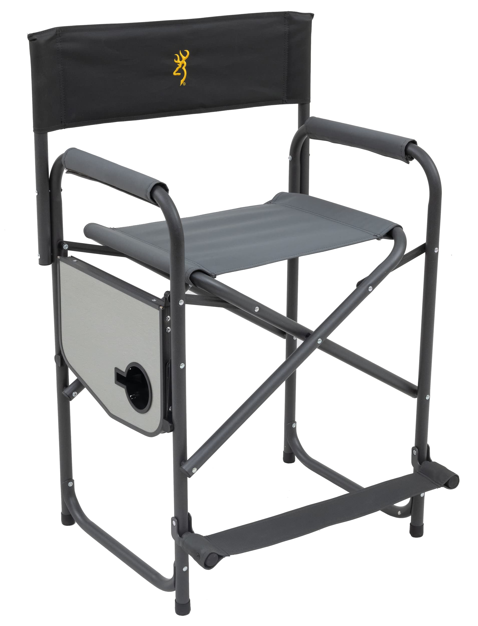Browning Directors Chair hybrid frame balances strength with lightweight portability.