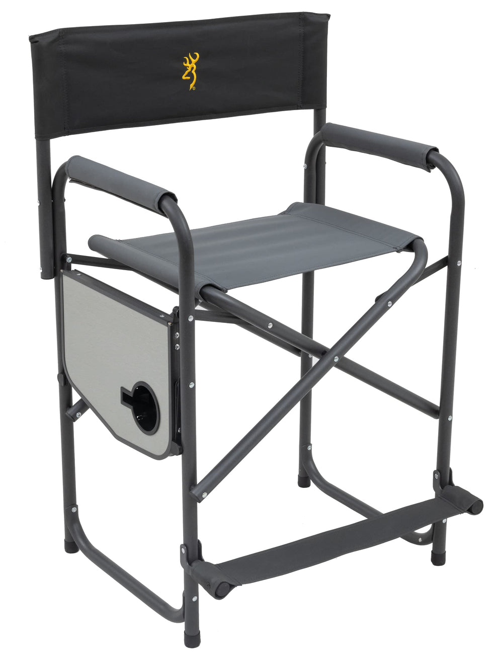 Browning Directors Chair hybrid frame balances strength with lightweight portability.