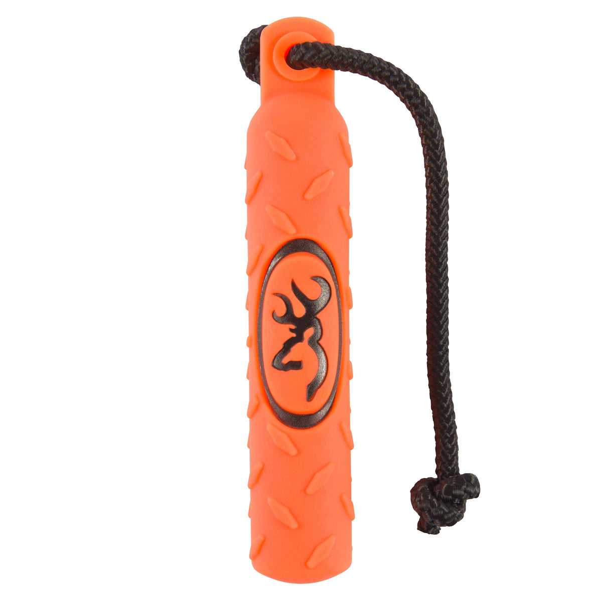 Browning dog training dummy in orange small size with textured surface for secure grip.