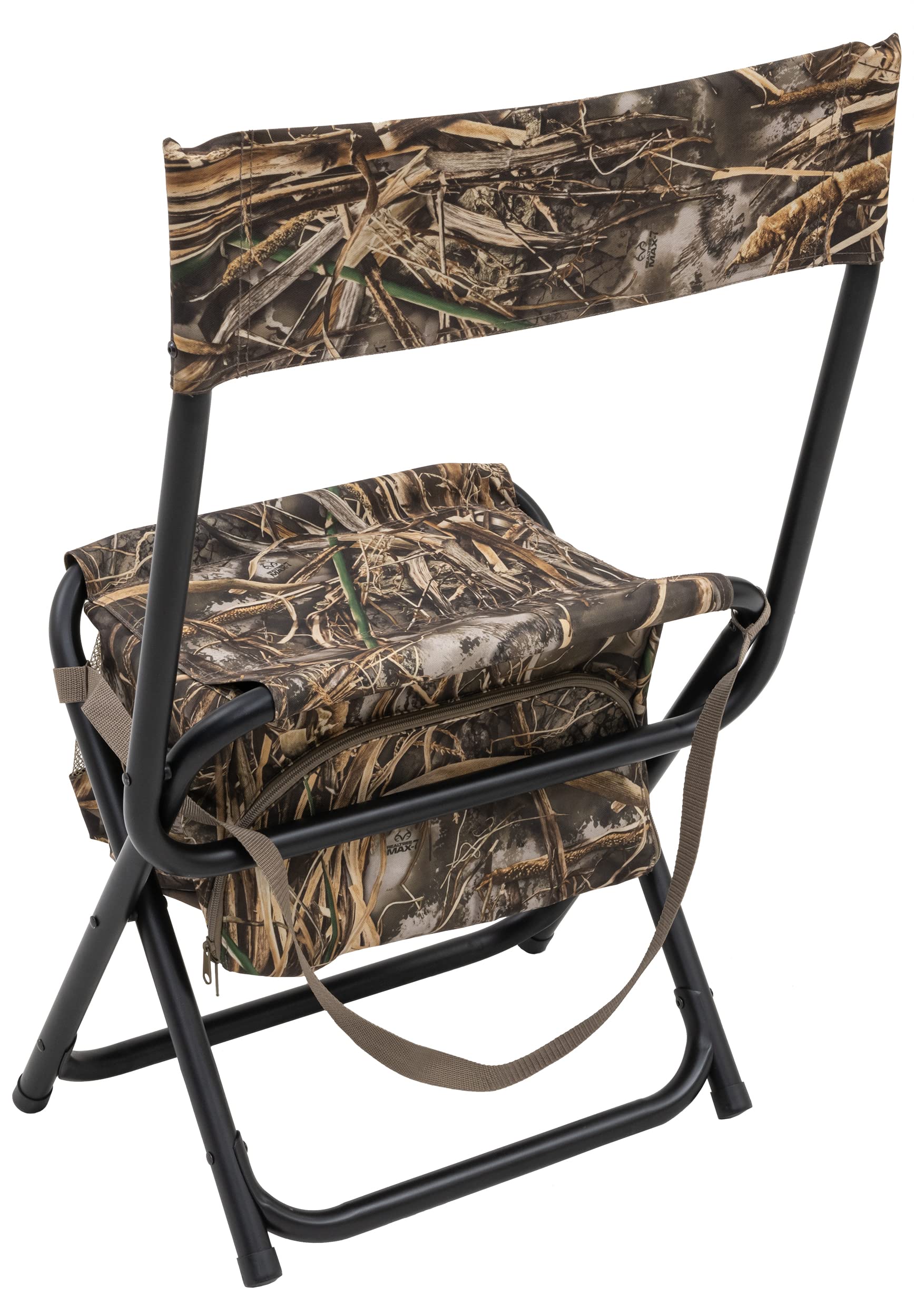 Browning Dove Shooter Realtree Max-7 camouflage fabric blends into field.