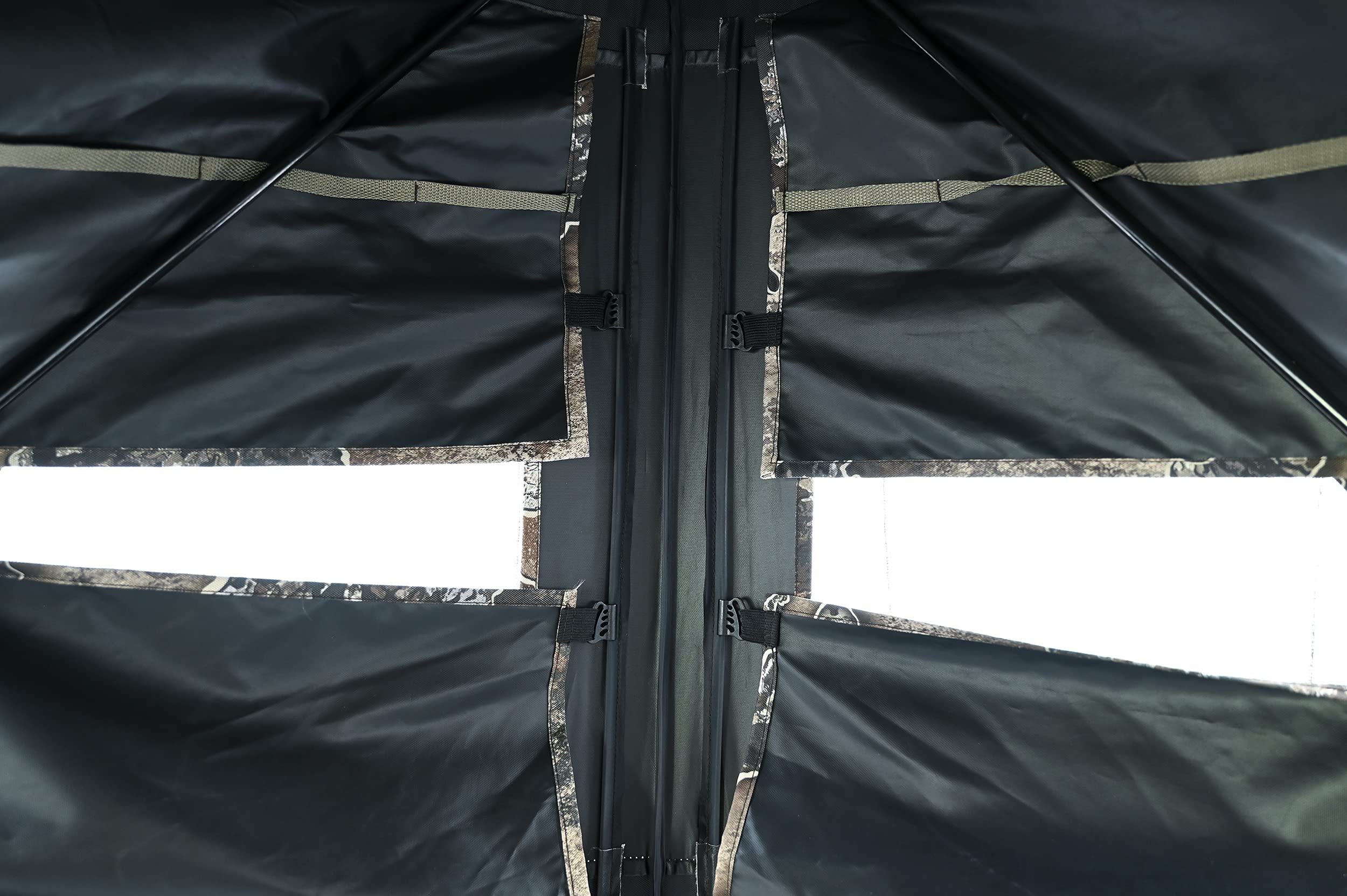 Browning Evade aluminum hubs and fiberglass poles build durability in terrain