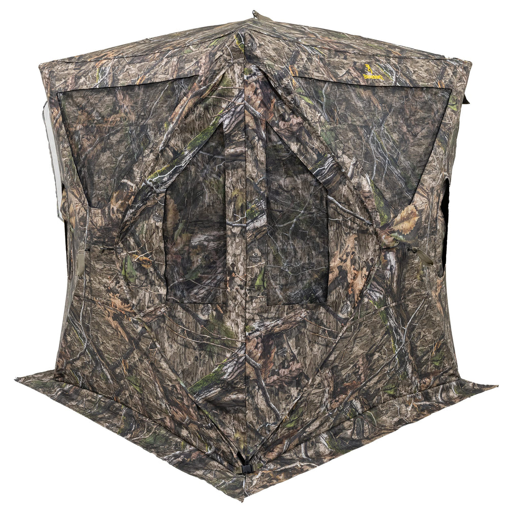 Browning Evade tent blind in camouflage fabric for stealthy concealment