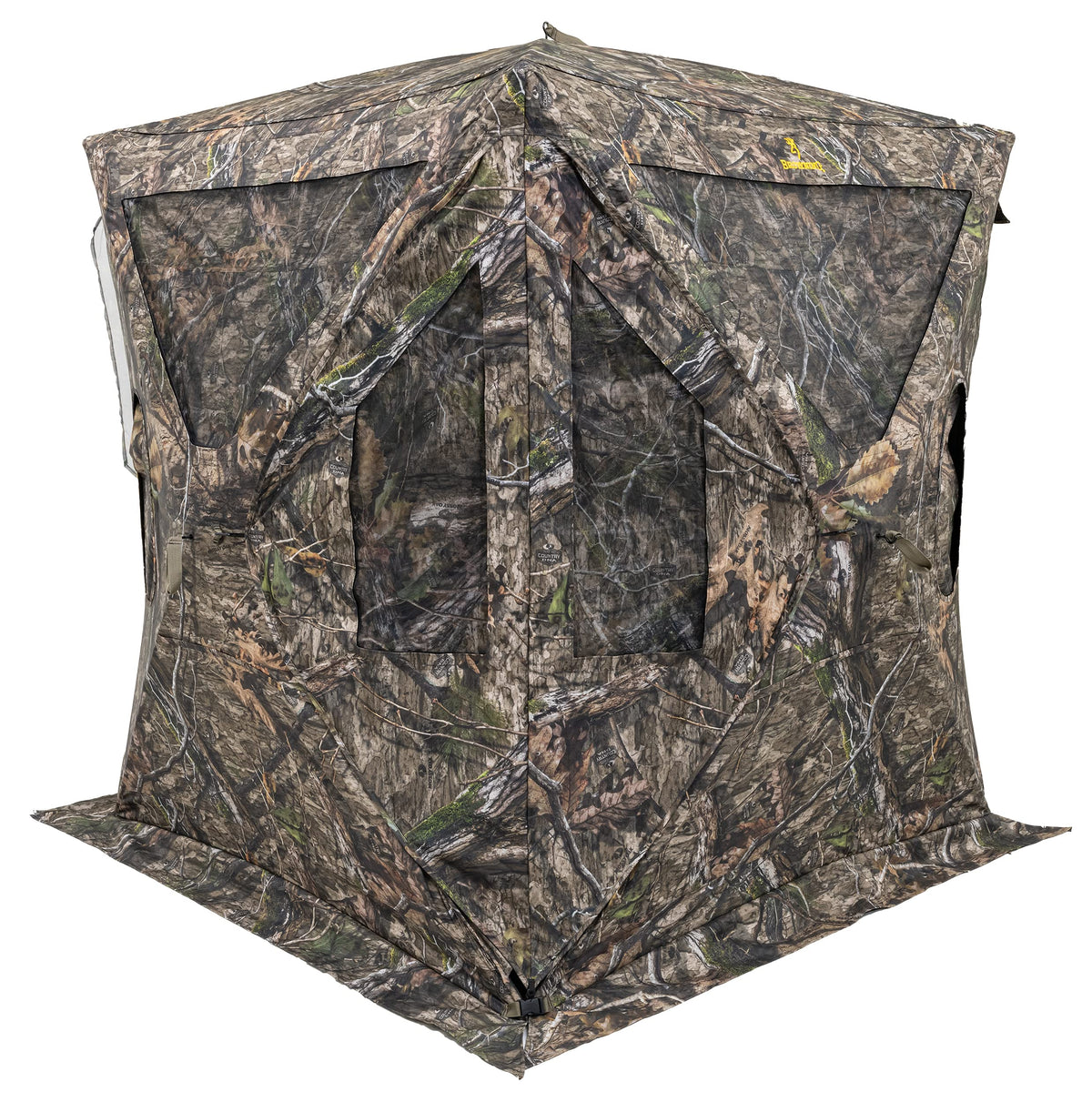 Browning Evade tent blind in camouflage fabric for stealthy concealment