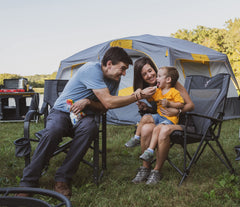 Browning folding chair with Pro-Tec steel frame for dependable support.