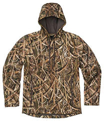 Browning Hood WW Smoothbore Mosgb XL front view with windproof sleeves for outdoor warmth
