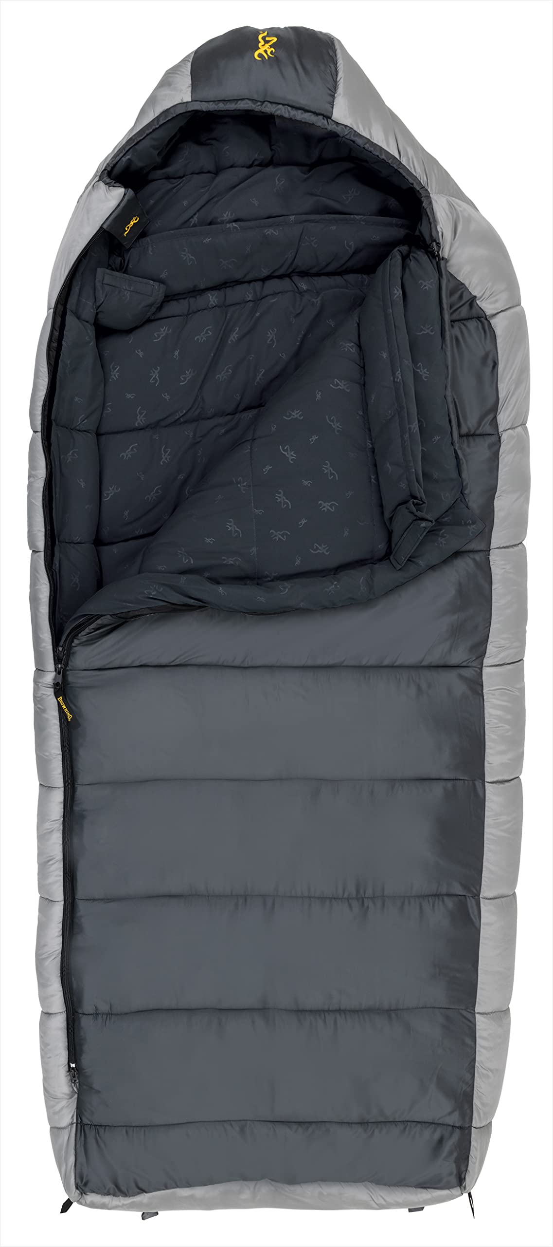 Browning McKinley 0° sleeping bag exterior in rugged ripstop fabric for cold-weather camping.