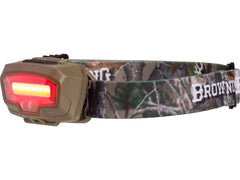 Browning Night Gig Headlamp flat dark earth body for discreet, low-profile carry.