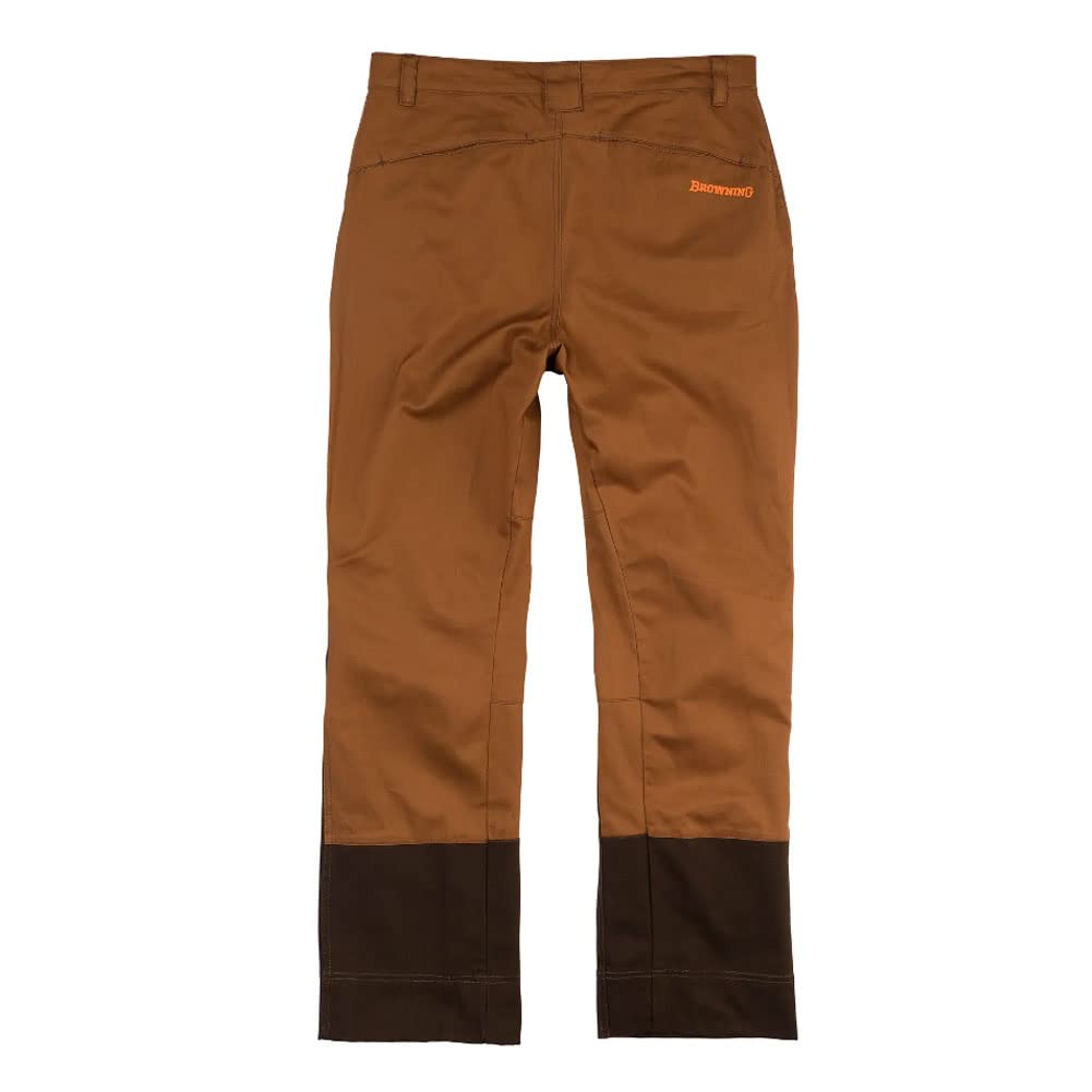 Browning PNT Upland denim pants detail close-up on rugged fabric