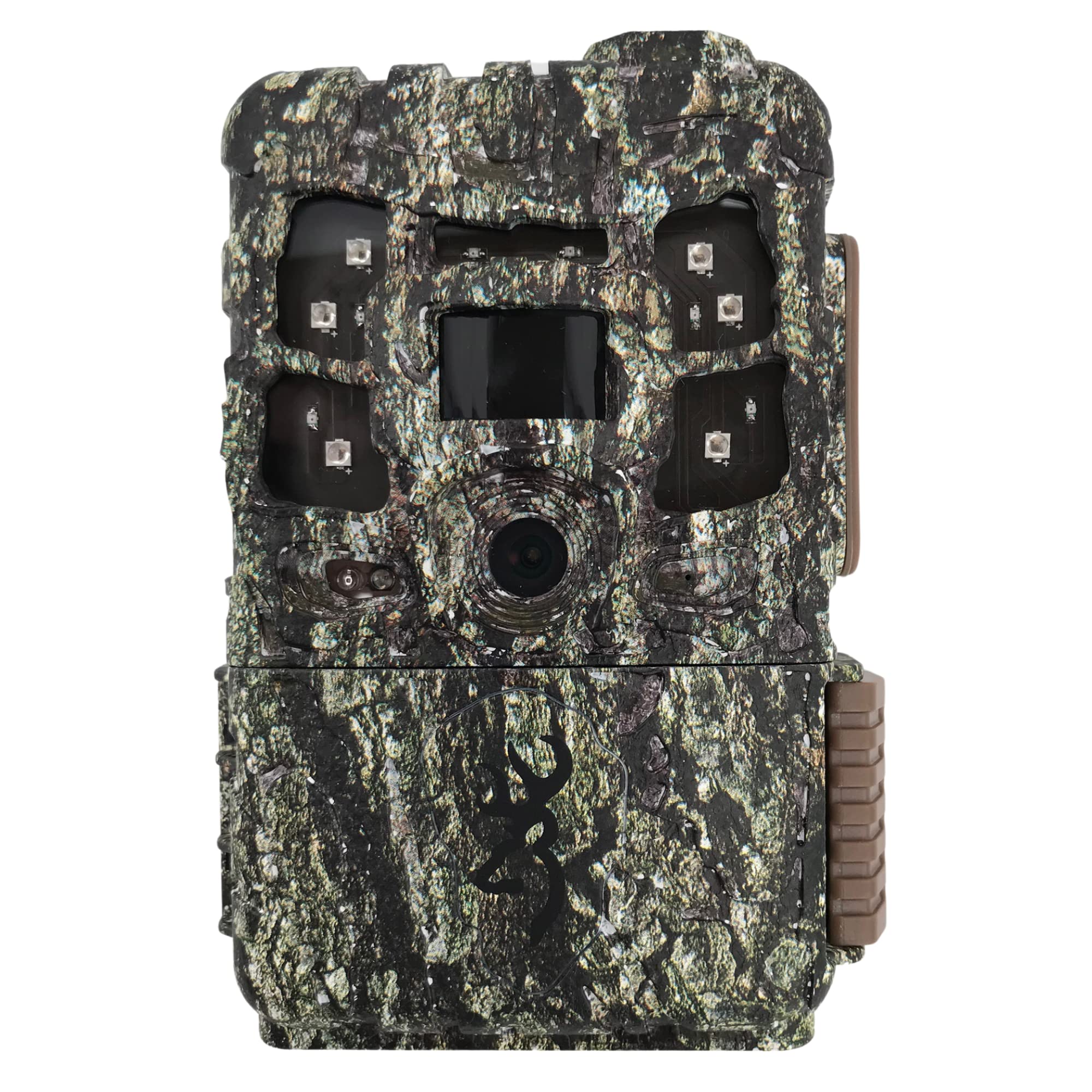 Browning Pro Scout Max camera front view for reliable remote wildlife monitoring.