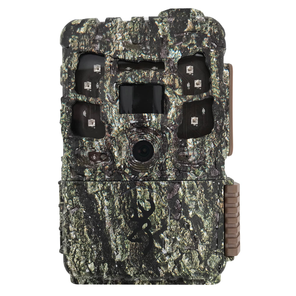 Browning Pro Scout Max camera front view for reliable remote wildlife monitoring.