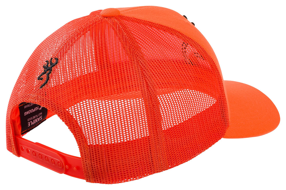 Browning Proof Blaze cap side logo detail for durable outdoor wear