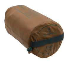 Browning Rover blanket packs into a compact stuff sack for travel and storage.