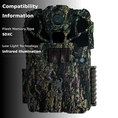 Browning Spec Ops Elite HP5 night-illumination demonstrates infrared flash up to 100ft for night shots.