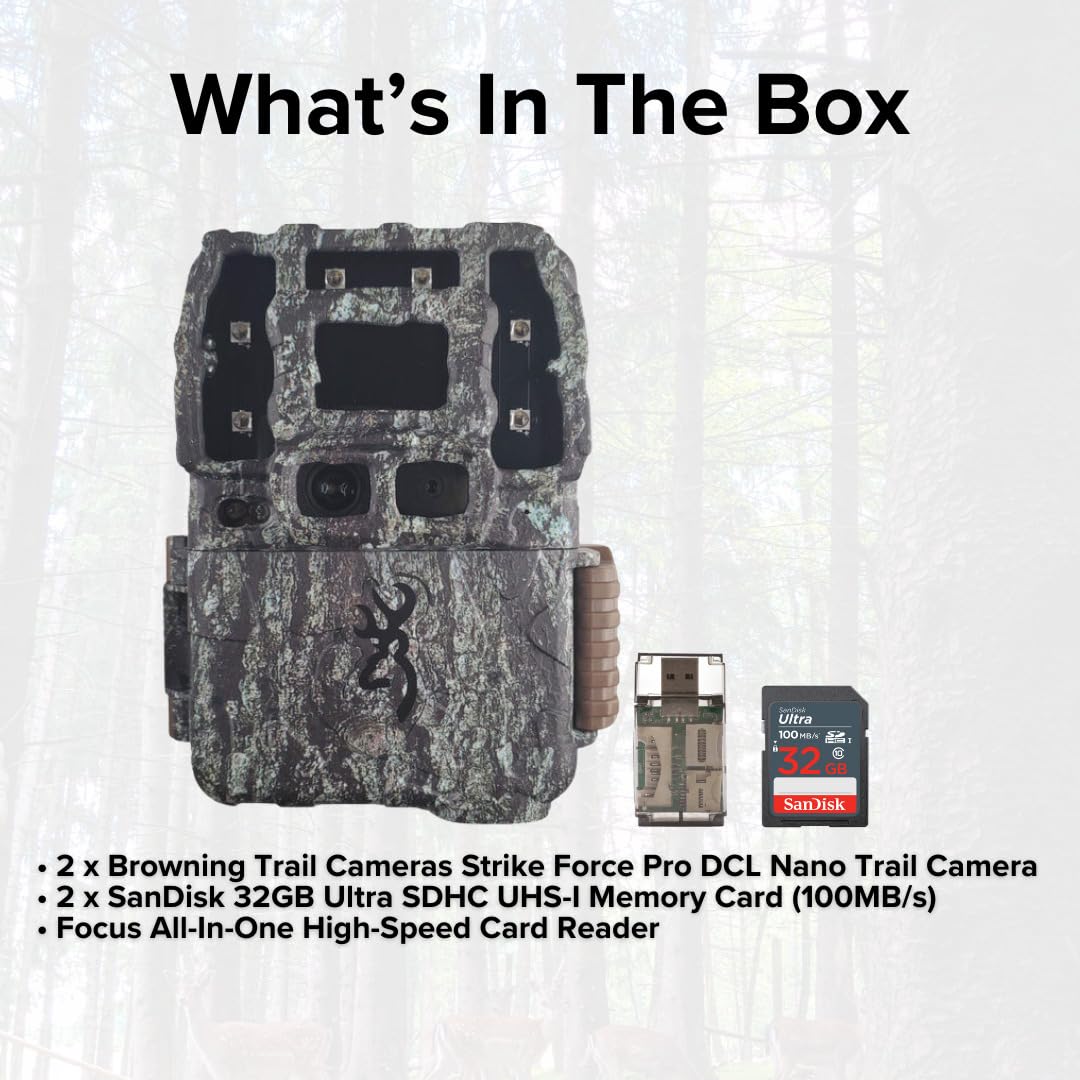 Browning card reader enables quick offloads of footage.