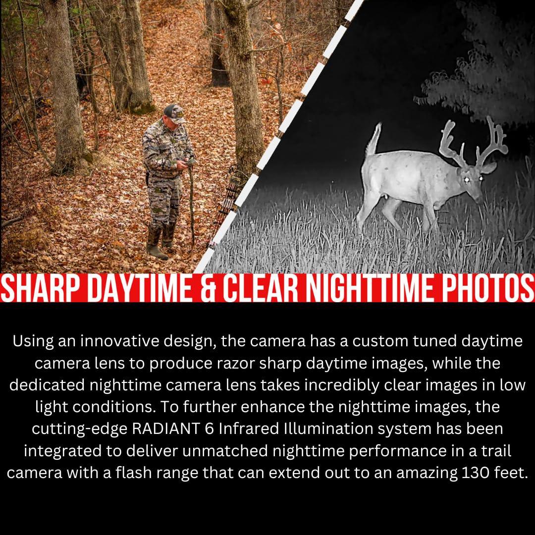 Browning Strike Force Pro DCL Nano dual lens close-up highlights versatile day and night capture.