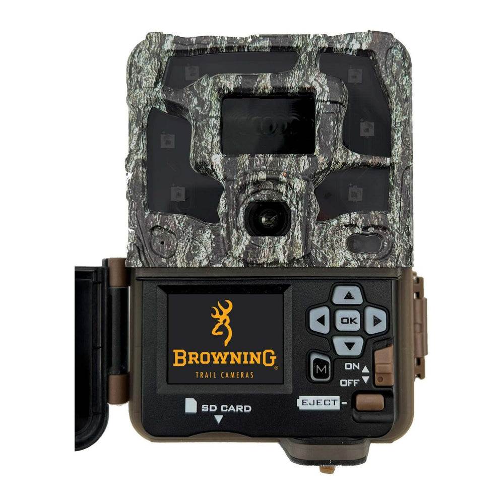 Browning Strike Force Pro X 1080 trigger-speed close-up highlighting instant action capture.