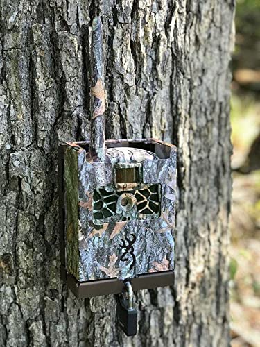 Browning security box keeps cameras secured outdoors in remote locations.