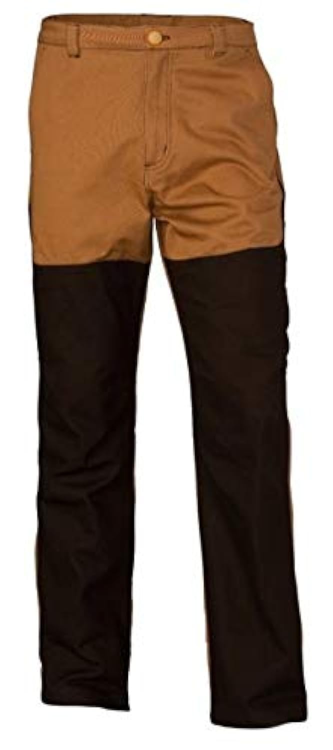 Browning Upland Denim pants in choc/tan for rugged outdoor use and comfort.