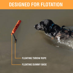 Browning Vinyl Training Dummy orange large textured surface improves grip.