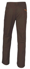 Browning women's upland pant in choc featuring zipper fly for quick, tidy fastening.