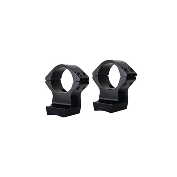 Browning X-Lock scope rings in gloss secure a 1-inch optic for quick target acquisition