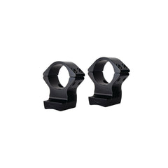 Browning X-Lock scope rings in gloss secure a 1-inch optic for quick target acquisition