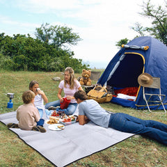Brrnoo EVA foam cushion provides comfortable resting on grass.