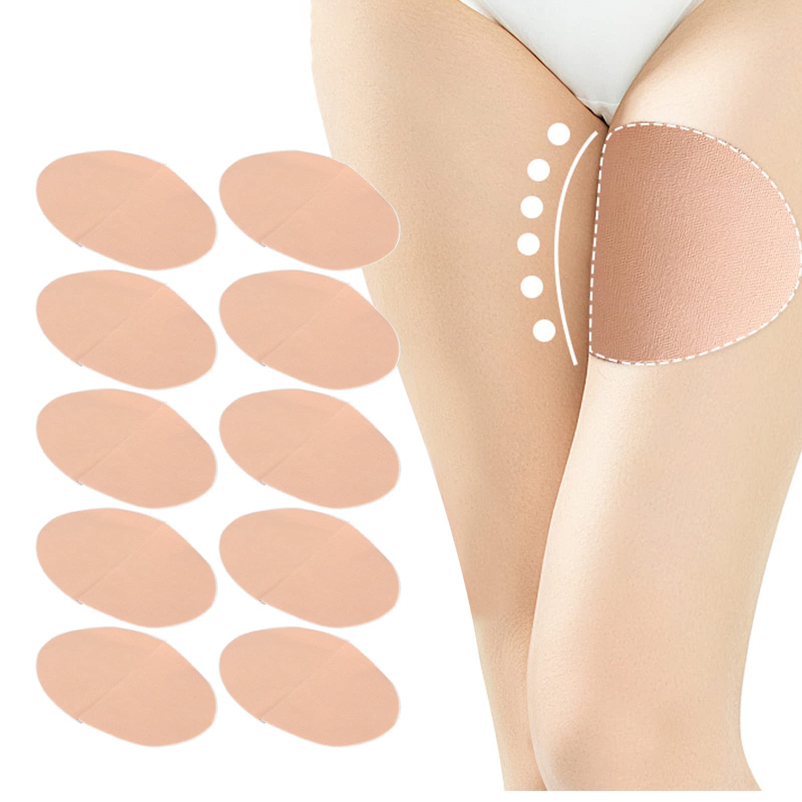 Brrnoo disposable adhesive pad being applied for easy wear