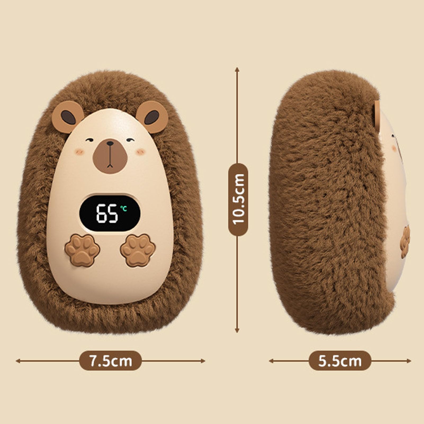 Brrnoo hand warmer in pocket emphasizes ultra-portable design for travel