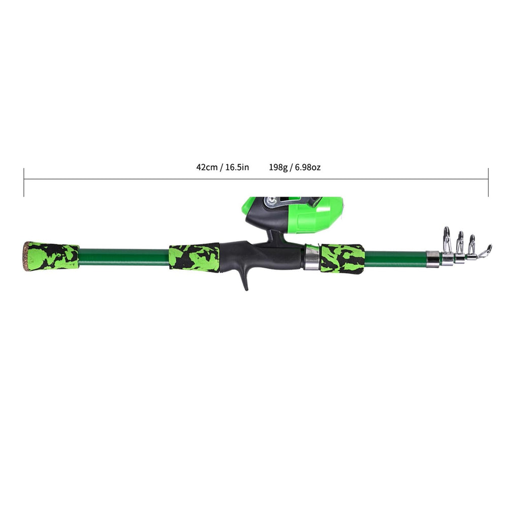 Brrnoo fiberglass body close-up emphasizing toughness for young anglers