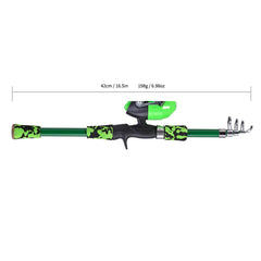 Brrnoo fiberglass body close-up emphasizing toughness for young anglers
