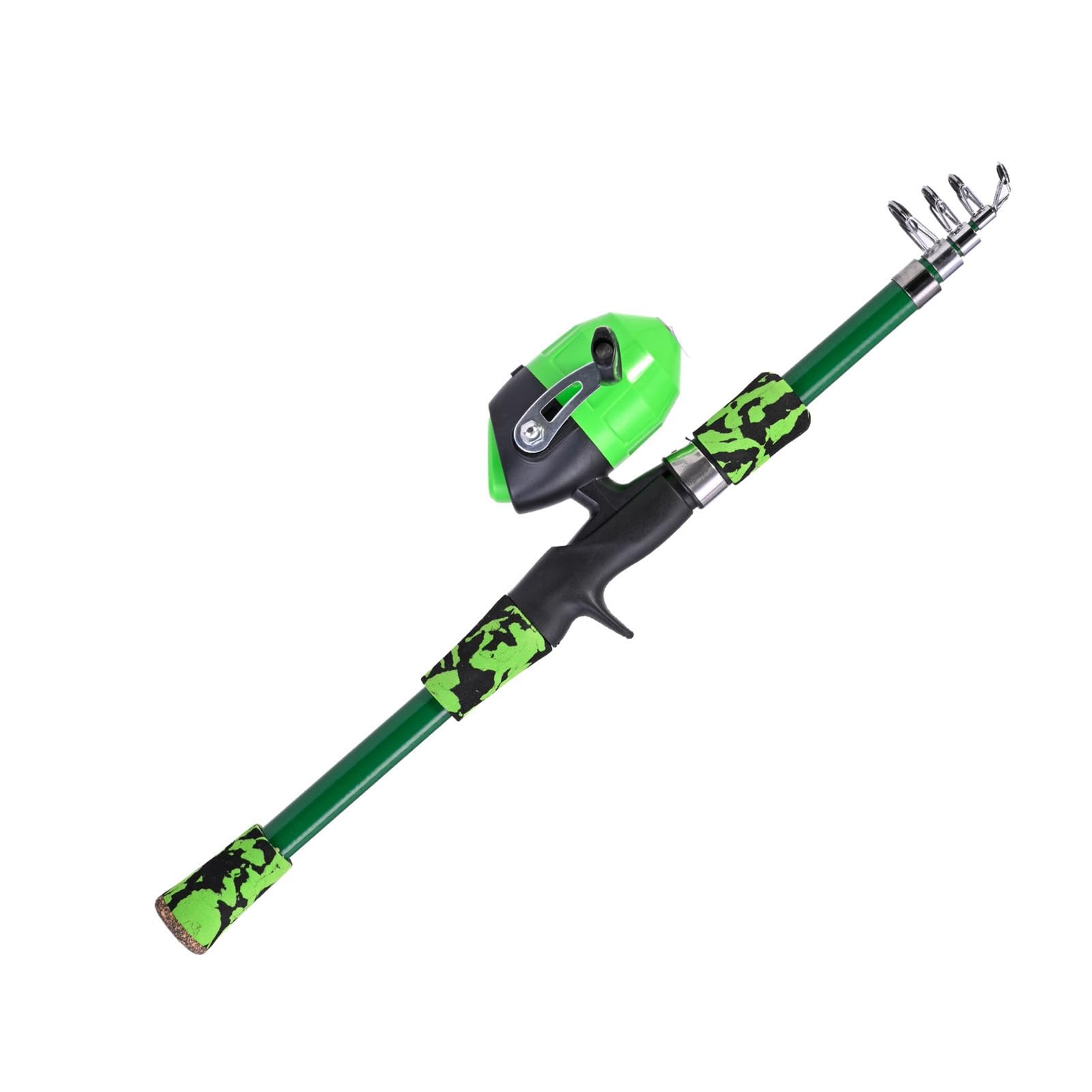 Brrnoo kids fishing pole green package includes rod and reel for a ready setup